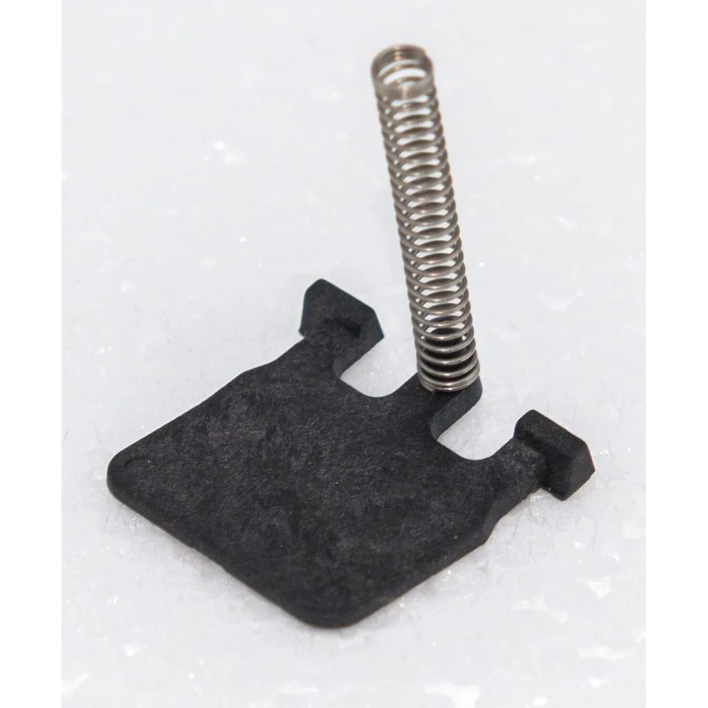 What makes up a Model F Keyboard? + Detailed production status of each part 14 The buckling of the spring causes the flipper/pivot plate to be pressed down on the capacitive PCB, thus completing the circuit and sending the pressed key’s signal.