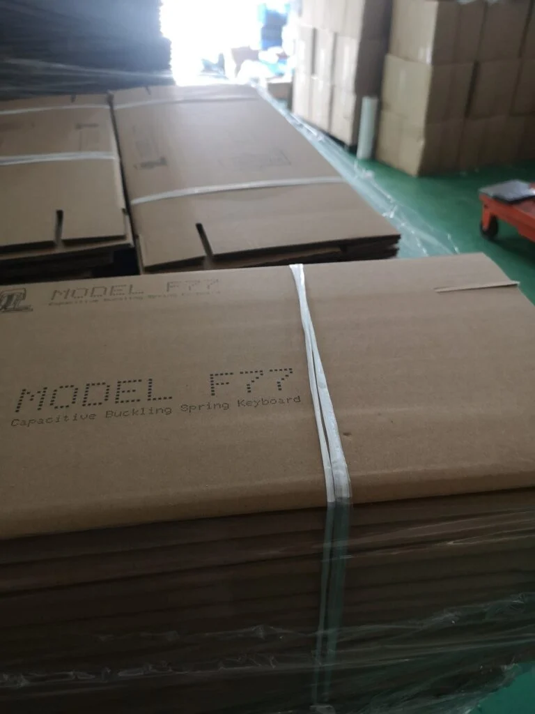 The final parts of the project were completed and arrived at the assembly factory – the product boxes: