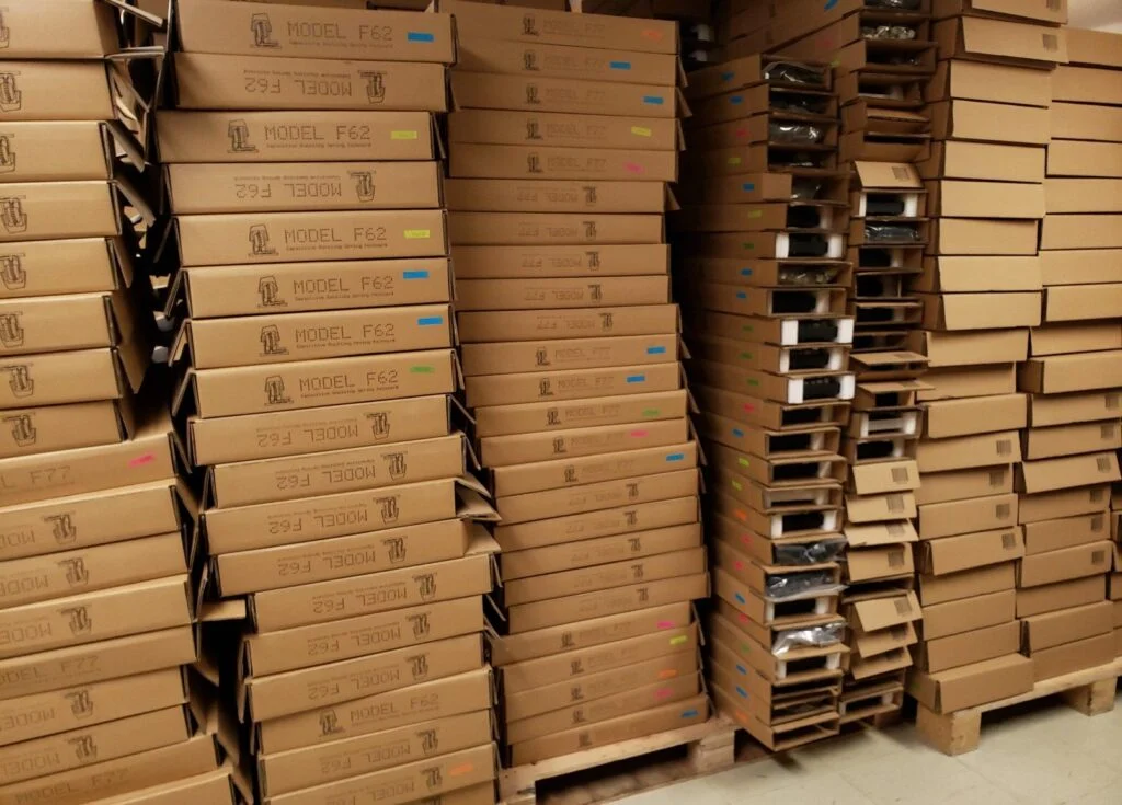 Brand New Model F April Update – printed key sets and keyboards continue shipping, second container shipment, major project milestones, new firmware options, and more! 1 Also arriving in this batch are unprinted blue and dark gray key sets.