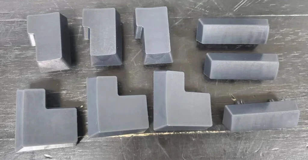 Brand New Model F January 2023 update 8 The first 3d printed sample keys for the PC AT style enter, code key, and non-stepped ISO Enter key were produced last August (shown in the first photo below). The production units are all injection molded of course – I do not use any 3d printed parts for anything in the shop. I have ordered the wheelwriter style code key and wheelwriter-style PC AT enter key; this key should be backwards compatible if you use the new horizontal insert (I am not making the old rectangle style insert/post as this key is not an exact reproduction of the PC AT’s enter key which appears to have been designed before the latest stabilizer insert design was finalized. This PC AT enter key has no wire stabilizer, a standard horizontal key style post on the bottom left barrel, and no post on the top, same as on the wheelwriter. The code key closely reproduces the wheelwriter version as well.