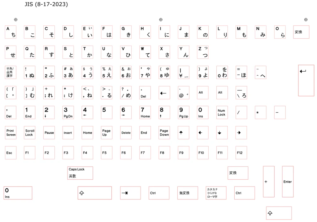 Brand New Model F October 2023 Update: major discounts to end the old projects, production updates, Model M vs. F differences, Vial firmware, new RP2040 controller 23 After a number of requests, I have decided to proceed with making the JIS sets. Previously these sets, as well as the APL sets, were Unicomp sets. APL will remain Unicomp (unless someone wants to make the template as was done for the couple recent new layout submissions). I will be making the JIS front print option (not shown below in my draft). These sets were completed and the first 5 sets shipped to me by air, with the rest shipping in the next container shipment. I have a few of these left in case anyone wants one – just head over to the Full Key Set product page to order.