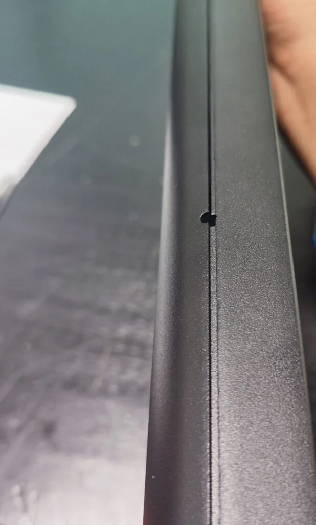 Brand New Model F October 2023 Update: major discounts to end the old projects, production updates, Model M vs. F differences, Vial firmware, new RP2040 controller 20 Here’s one photo from the approved sample – the gap in the back looks nice now.