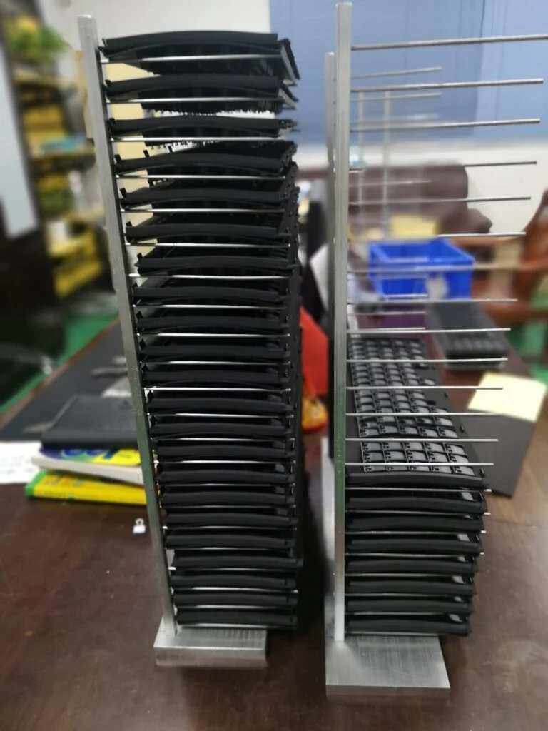 To save time in the past the factory would start assembly with the foam/barrels/flippers (the most time consuming portion of assembly) and they store the inner assembly upside down while they wait for the PCBs to arrive and for the time they spend soldering the controller/ribbon cable/capacitive PCB. Also the Leyden Jar firmware has been fine tuned with some slight updates for the F122 and now it is working well.