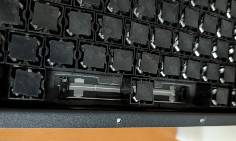 Puts your effort into typing and not flexing the case (contributing to these keyboards weighing up to 10.5 lbs / 4.8kg!)
