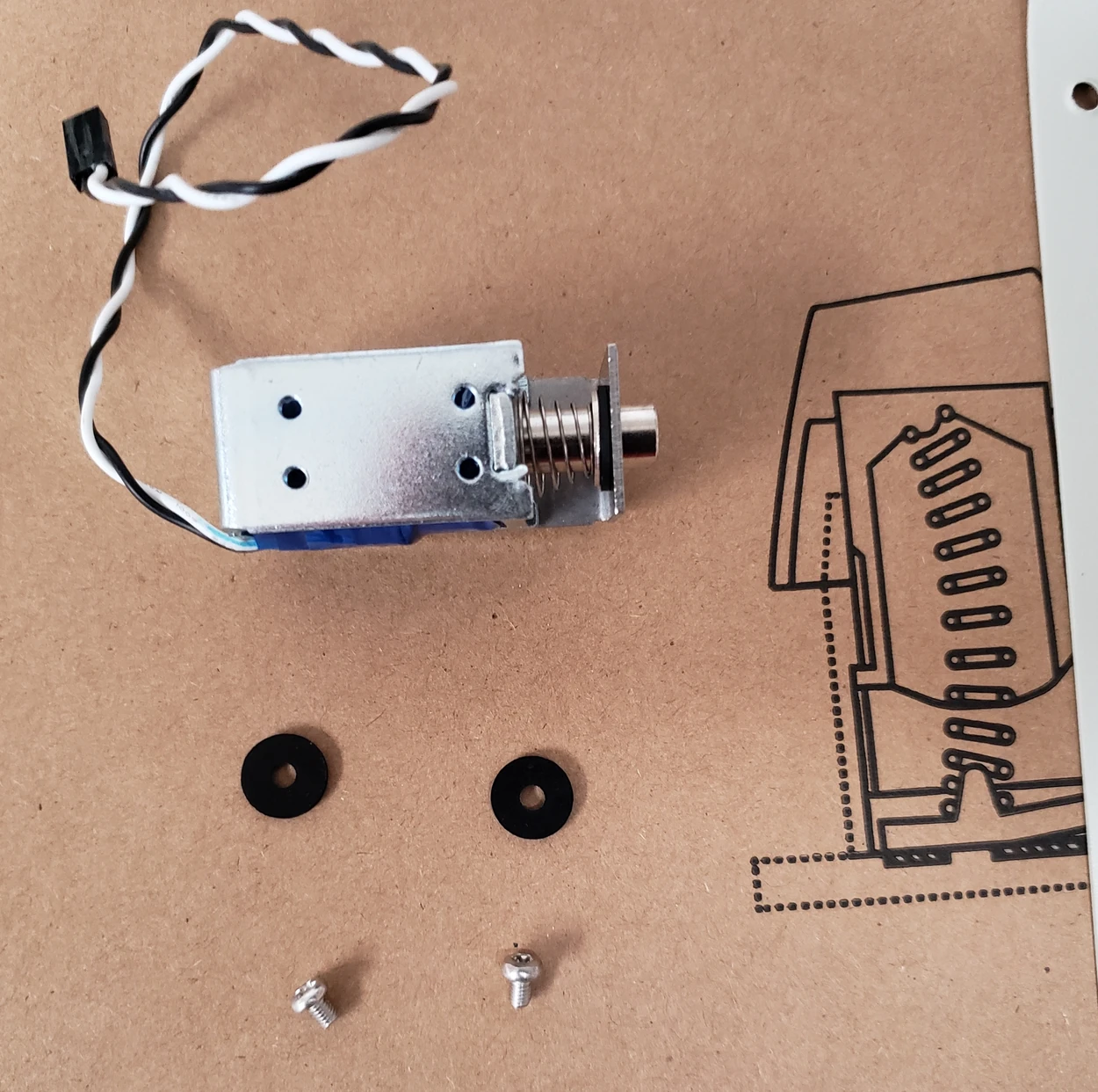 Model F Manual 58 Solenoid kit parts