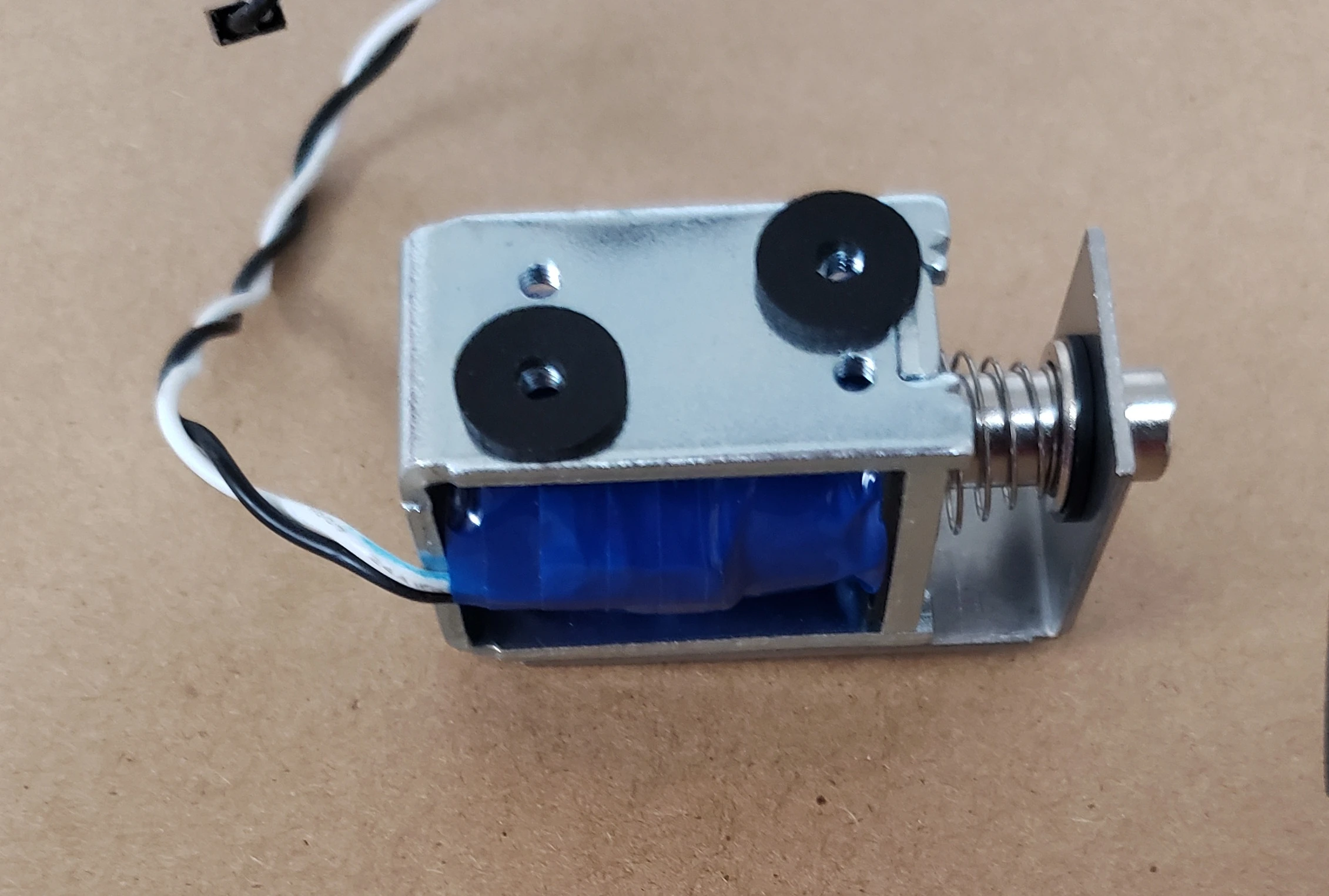 Model F Manual 59 Rubber washers placed on top of solenoid