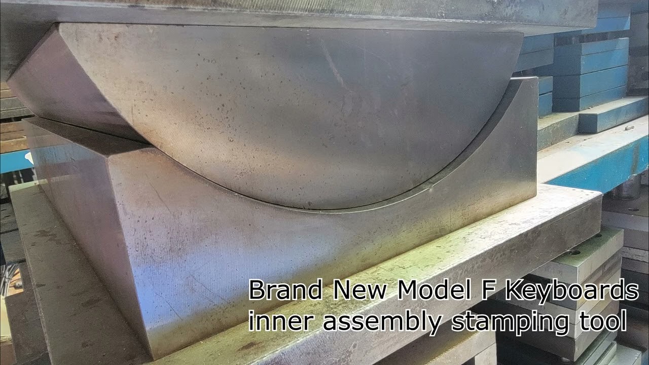 Brand New Model F August Update – keyboards continue shipping, new Beam Spring project launch, and more! 5 Brand New Model F production Keyboards production video: inner assembly stamping and bending