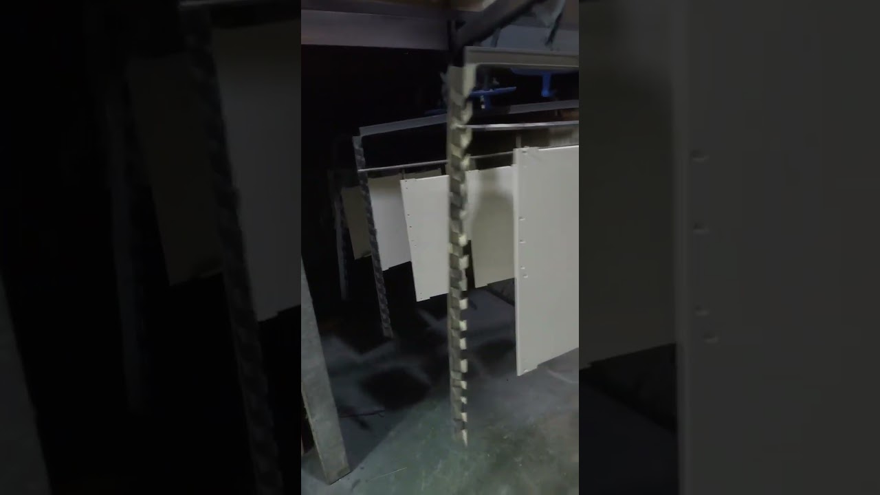 Brand New Beam Spring Keyboards factory tour - powdercoating process
