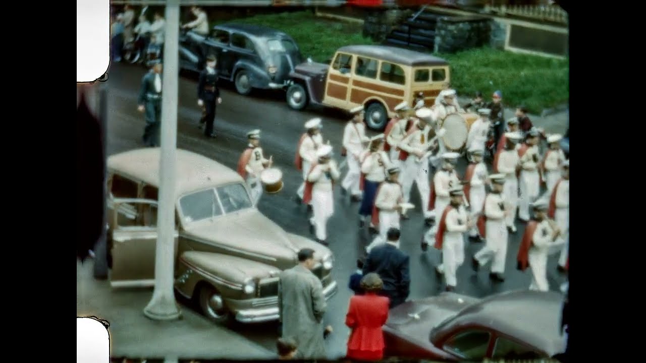 35mm Negative and Slide Scanning; Super 8 / 8mm / VHS Transfer 2 1951 Memorial Day Parade Somerville Massachusetts, 8mm Kodachrome Film, Custom-Built Scanner