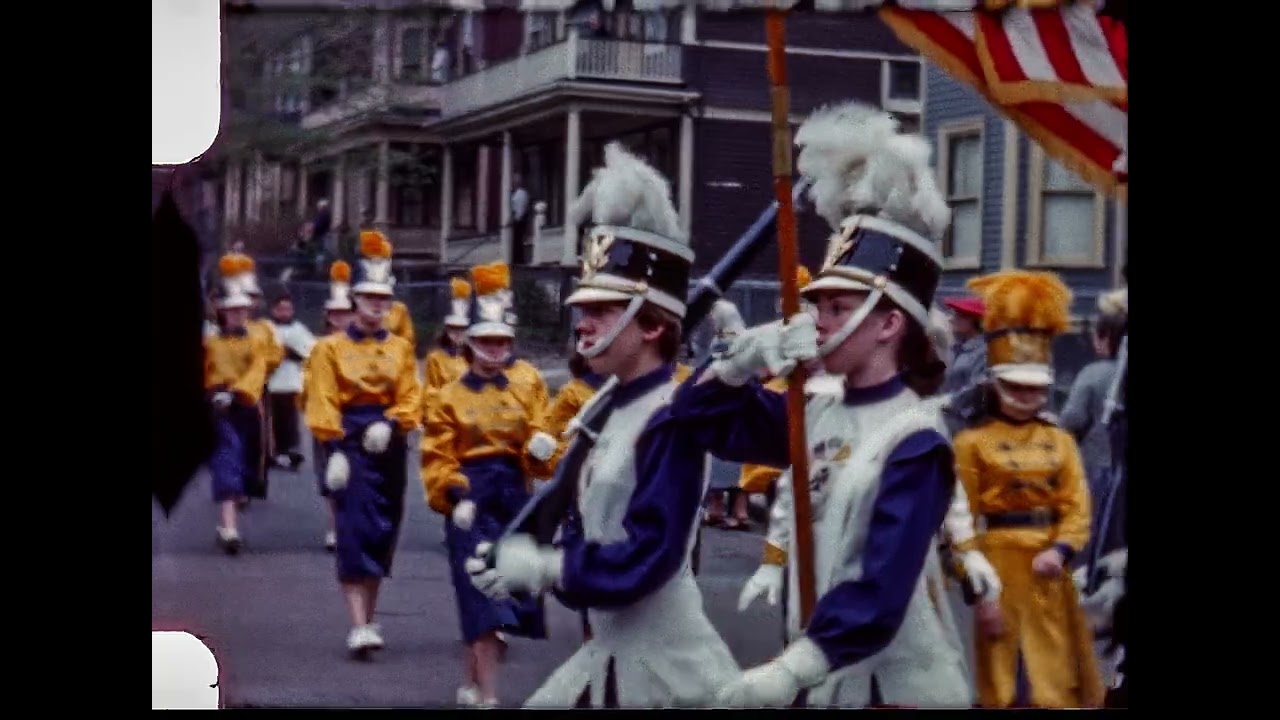 35mm Negative and Slide Scanning; Super 8 / 8mm / VHS Transfer 7 1958 May Crowning of Mary Catholic Procession Somerville Massachusetts, 8mm Kodachrome Film Scan